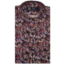 Print Blue Shirt : Party