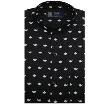 Print Black Shirt : Party