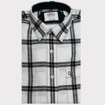 Checks White Shirt : Ditto