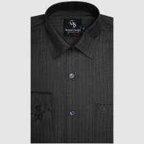 Stripes Khakhi Shirt : Business