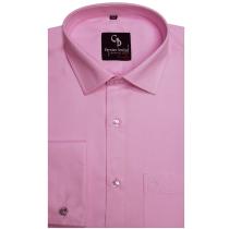 Self Design Pink Shirt : Business