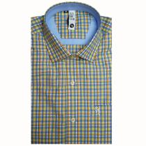 Checks Lemon Shirt : Slim