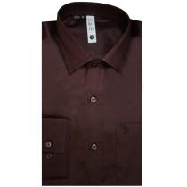 Plain Brown Shirt : Slim
