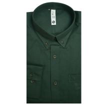 Plain Dark Green Shirt : Slim