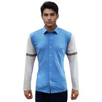 Combination Light Blue T-shirt : Regular