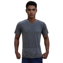 Print Black T-shirt : Itutu (Slim Fit)