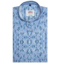 Print Blue Shirt : Ditto