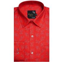 Print Orange Shirt : Party