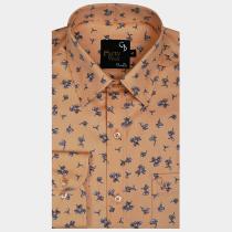 Print Peach Shirt : Trending