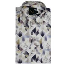 Print Purple Shirt : Party