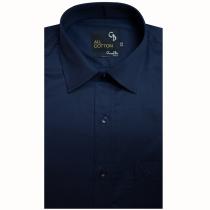 Plain Navy Blue Shirt : Business
