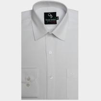 Self Design White Shirt : Business