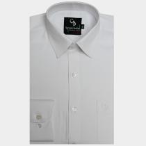 Self Design White Shirt : Business
