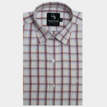 Checks White Shirt : Business