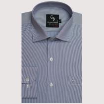 Stripes Blue Shirt : Business