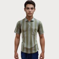 Stripes Dark Green Shirt : Regular
