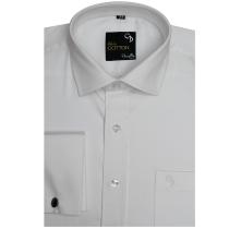 Self Design White Shirt : Business