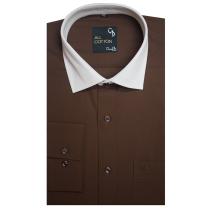 Plain Brown Shirt : Business