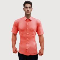 Plain Peach Shirt : Regular