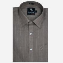 Stripes Brown Shirt : Business