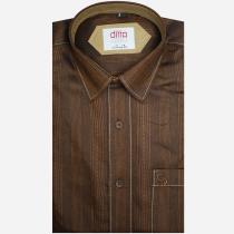 Self Design Brown Shirt : Ditto