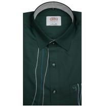 Handpainted Dark Green Shirt : Ditto
