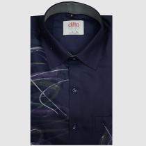 Handpainted Navy Blue Shirt : Ditto