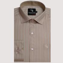Stripes Brown Shirt : Business