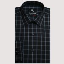 Checks Black Shirt : Business