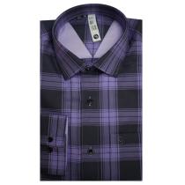 Checks Mauve Shirt : Slim