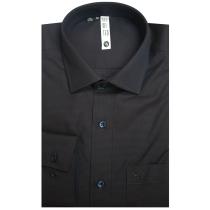 Self Design Brown Shirt : Slim