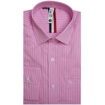 Stripes Pink Shirt : Slim