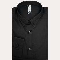 Plain Black Shirt : Slim