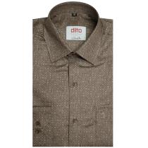 Print Brown Shirt : Ditto
