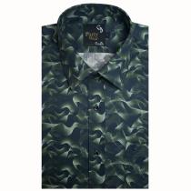 Print Green Shirt : Party