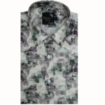 Print Cream Shirt : Party