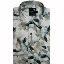 Print Green Shirt : Party