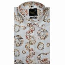 Print Cream Shirt : Party