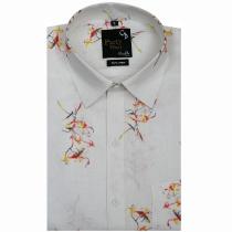 Print Cream Shirt : Party