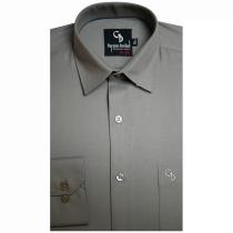 Plain Dark Gray Shirt : Business