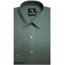 Checks Green Shirt : Business