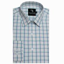 Checks Green Shirt : Business