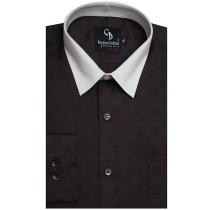 Selfdesign Maroon Shirt : Business