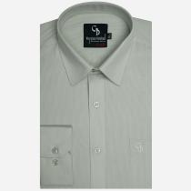 Stripes Light Green Shirt : Business