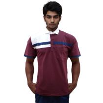 Combination Burgandy T-shirt : Regular
