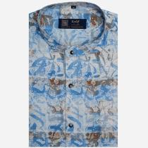 Print Gray Shirt : Party