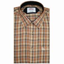 Checks Brown Shirt : Ditto
