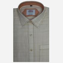 Checks Fawn Shirt : Ditto