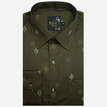 Print Olive Shirt : Party