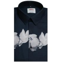 Print Black Shirt : Ditto